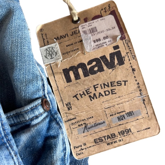 NEW Mavi Men’s jeans Zach 34/32 - Picture 4 of 10